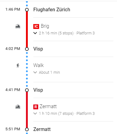 How to travel from Zurich Airport to Zermatt by train - Matterhorn Chalets